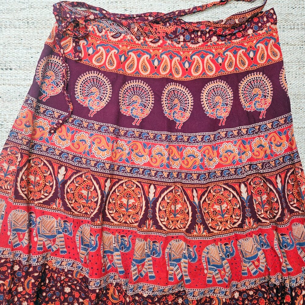 Darn Good Yarn Boho Skirt L-XL 33 - Picture 5 of 5